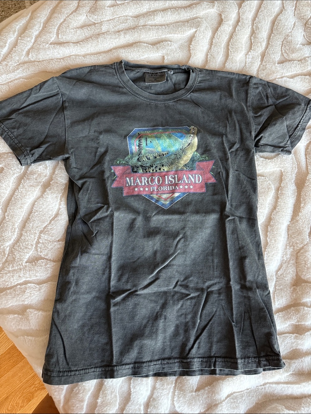 Marco Island Florida Kids Black Graphic T-Shirt